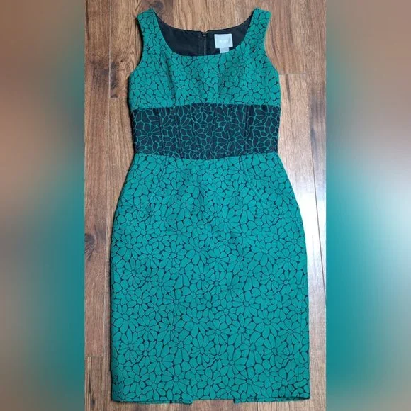 Maeve | Dresses | Maeve Anthropologie Womens Dress Green Floral Size Us |  Poshmark